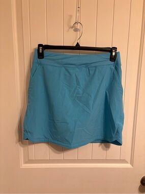 Lands' End Light Blue Athletic Skort with Inner Shorts